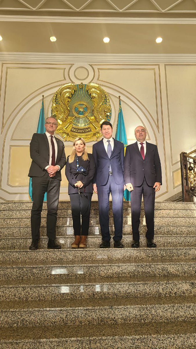 Thanks @temenov @MFA_KZ for a fruitful meeting and valuable inputs on #UNDP work on climate change, regional development and green ✳️ transition.  We @UNDPKAZ appreciate strategic partnership with the Government of Kazakhstan on promoting multilateralism under #UN Charter. 🇺🇳🤝🇰🇿