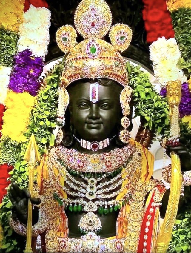 srgulhane's tweet photo. राम भारत की आस्था हैं भारत का आधार हैं
राम भारत का विचार हैं भारत का विधान हैं
राम भारत की चेतना हैं भारत का चिंतन हैं
राम भारत की प्रतिष्ठा हैं भारत का प्रताप हैं
राम प्रभाव हैं प्रवाह हैं
राम नेति भी हैं नीति भी हैं
राम नित्यता भी हैं निरंतरता भी हैं
राम व्यापक हैं, विश्व हैं🌺 https://t.co/NkSFcM9xnX