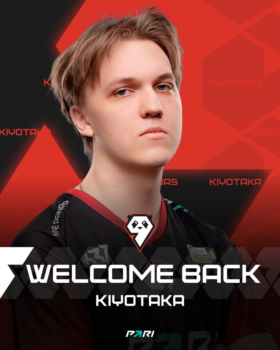 We're happy to welcome kiyotaka back to 9Pandas. It wasn't long we've been apart, but we missed our favorite booster. We'd also like to share our gratitude to Ainkrad for decent game in the debuting matches after the reshuffle. See you soon on the main events of this year!