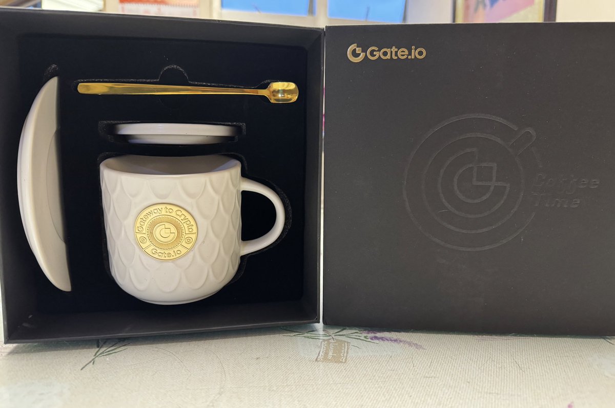 感謝 @gate_io 的禮盒 ☕️☕️