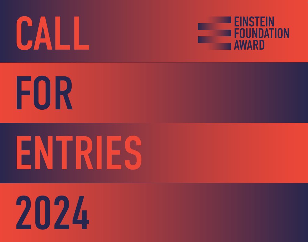 Call for entries📣The international €500K #EinsteinFoundationAward w/ @questbih honors researchers and institutions across all scientific disciplines working to advance #research quality: award.einsteinfoundation.de Deadline 30/04/2024 - please share! #OpenScience #reproducibility