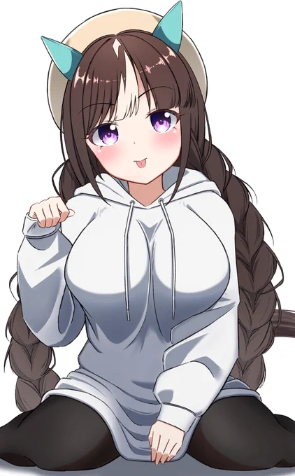 「べっ」  #ウマ娘 #ホッコータルマエ