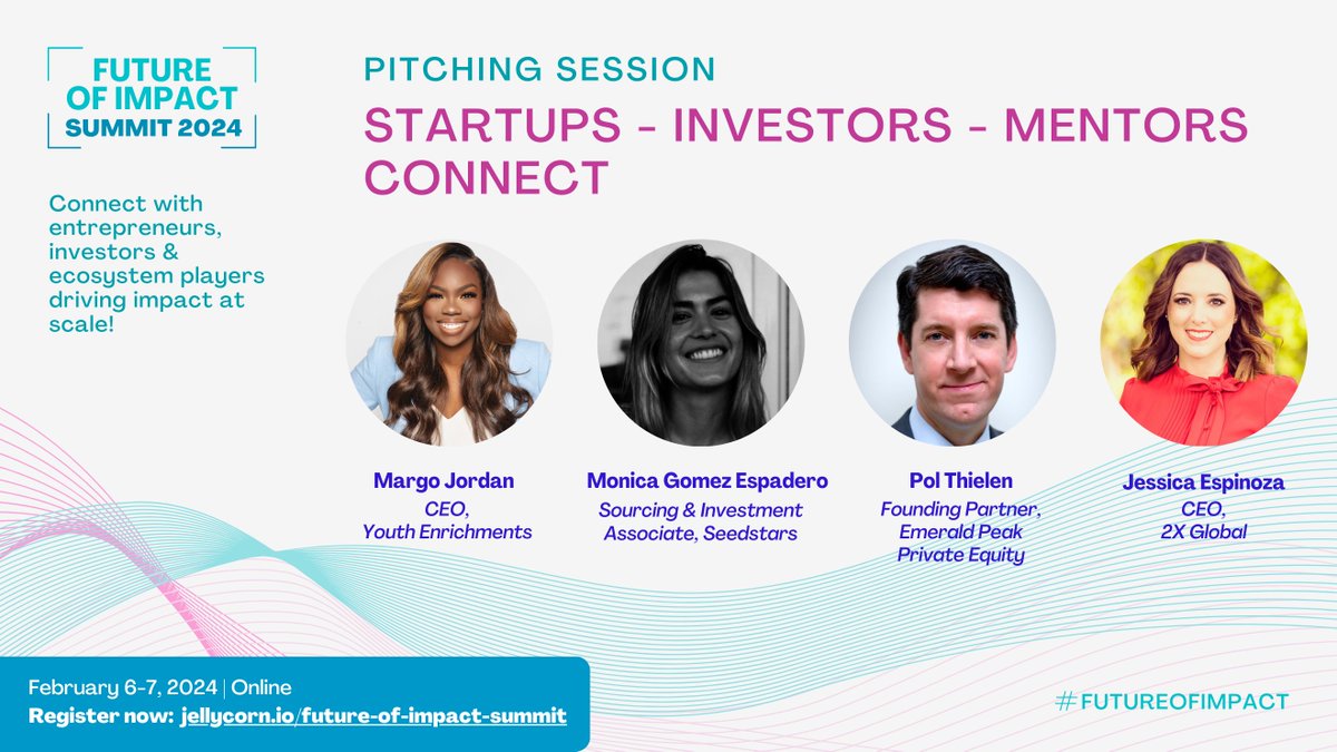 WeForXoco's tweet image. Connect with startups, investors &amp;amp; mentors at the Future of Impact Summit 2024!

💫 Register now!
jellycorn.io/future-of-impa…

🚀 Interest in pitching your startup at the Summit? Apply now!


#startup #vc #impact