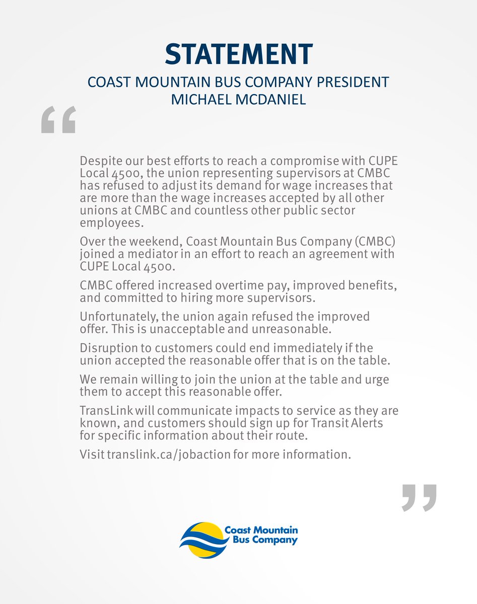 News from TransLink tweet media