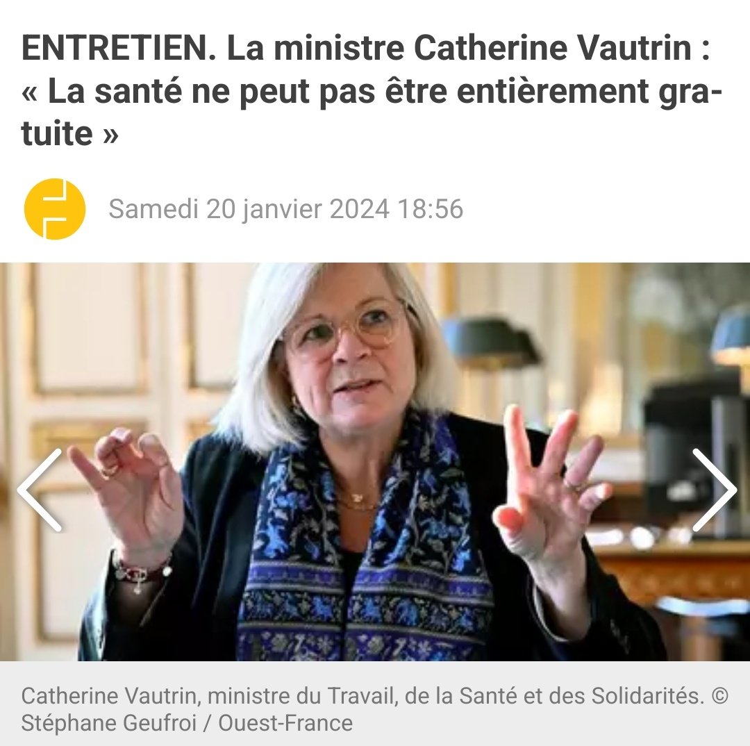 CarolineFiat54's tweet photo. Comme je ne peux pas croire que la Ministre l'ignore, je parie plutôt sur de la pure désinformation : La santé n'a jamais été gratuite, elle est financée par les cotisations des travailleurs. La solution sera toujours le 100% sécu ⬇️ https://t.co/smrXGRdx82