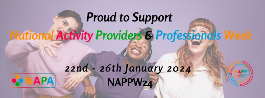 We are proud to support @NAPAlivinglife National Activity Providers & Professionals Week 2024! 🌟 Join in this week in celebrating the incredible contributions of Activity Providers, fostering wellbeing, joy, and engagement in care settings 🙌 #NAPPW24 buff.ly/3R5PKW3