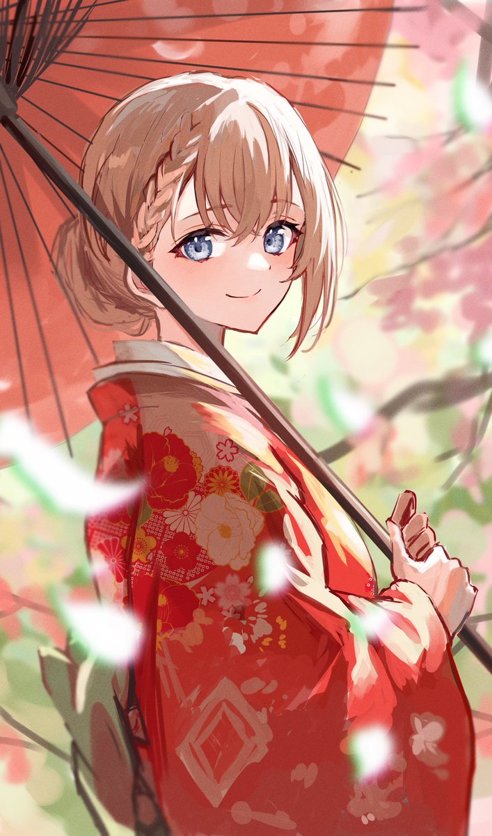 #Prsk_FA  #花里みのり　
振袖ってよくない？