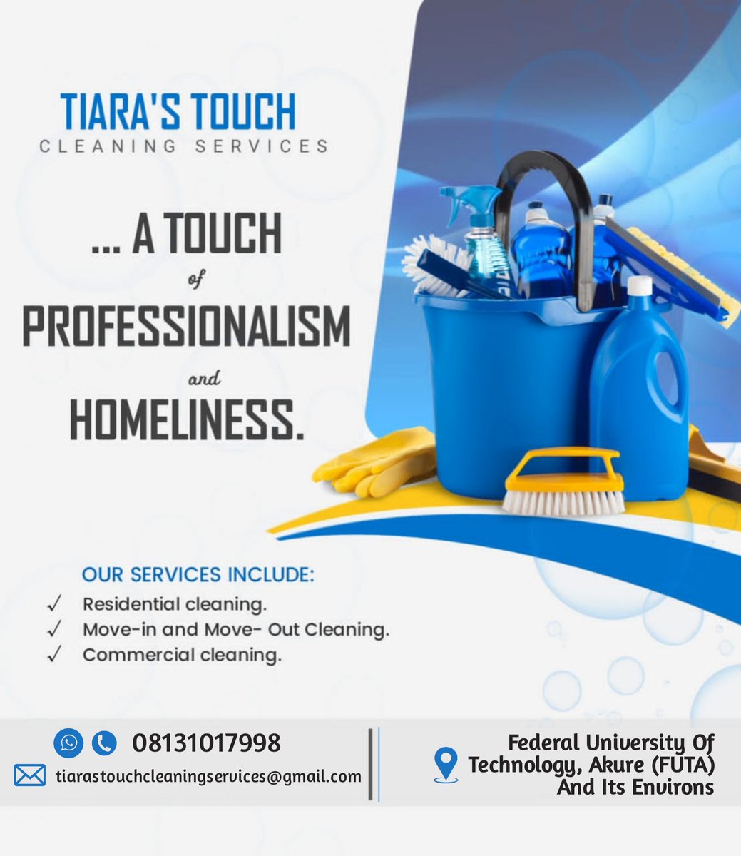 TIARA'S TOUCH CLEANING SERVICES tweet media