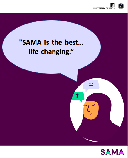 How did SAMA help you? Here is what some of the young people involved in the SAMA programme thought about SAMA