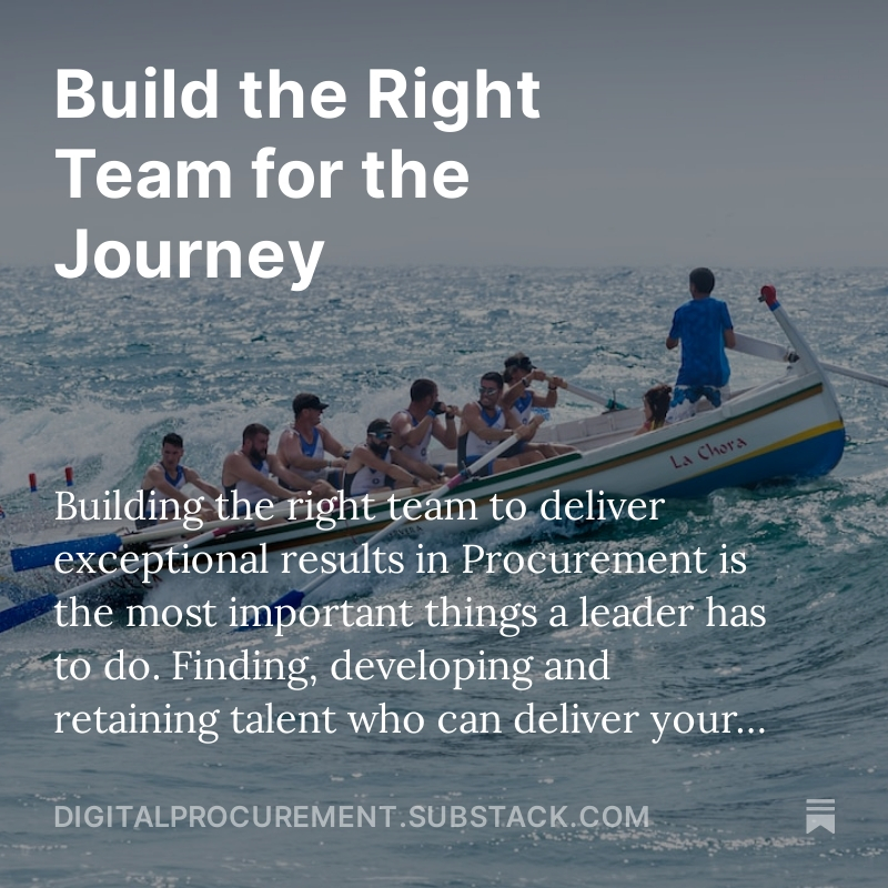 Procurement: Build the Right Team for the Journey open.substack.com/pub/digitalpro…