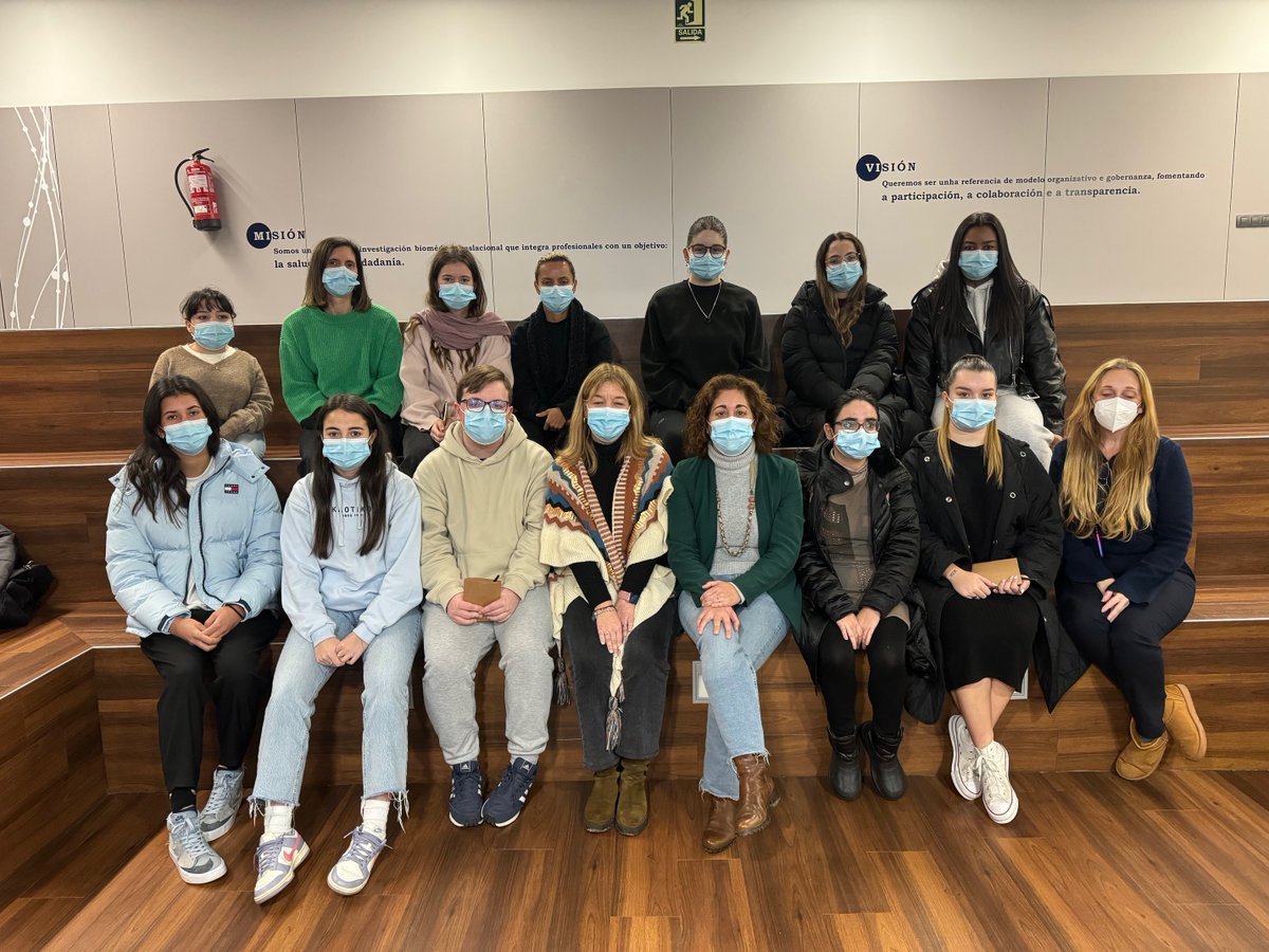 El alumnado del Centro Integrado de Formación Profesional Leixa de Ferrol (<a href="/CIFPLeixa/">CIFP Leixa</a>) nos visitó este mes para conocer el trabajo de nuestros grupos de investigación y las instalaciones del instituto.
#CIFP #IDIS #investigación #divulgación