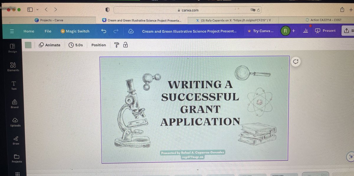 Happy Monday! 🌟 Insightful presentation by @RafaCaparrosG discussing the construction of successful #grant applications Workshop provided by the @SRIP_ECR group 🎓 Next: @KayleighSheen on #research development grants @TheSRIP. More info on these here: srip.org/research-devel…