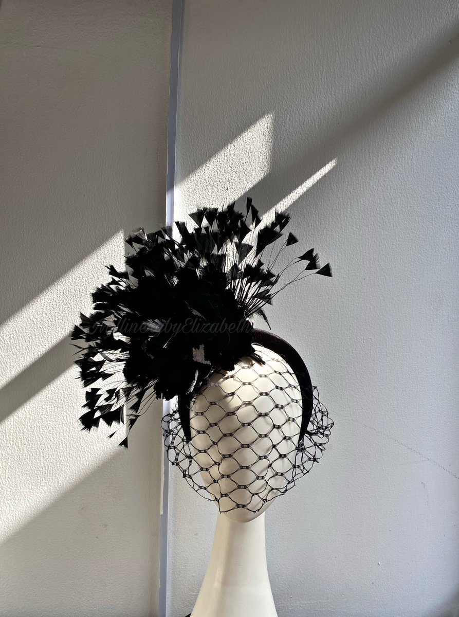 Feathers x Faux Hydrangeas x Wide Eye Birdcage Veil.

#millinerybyelizabeth #fascinator #hairpiece #hat #hatinator #millinery #bellanaijaweddings #loveweddingsng #opay #loveafricanweddings #abujaweddings #nigerianwedding #businessgrowth #digitalmarketing #entrepreneurgoals