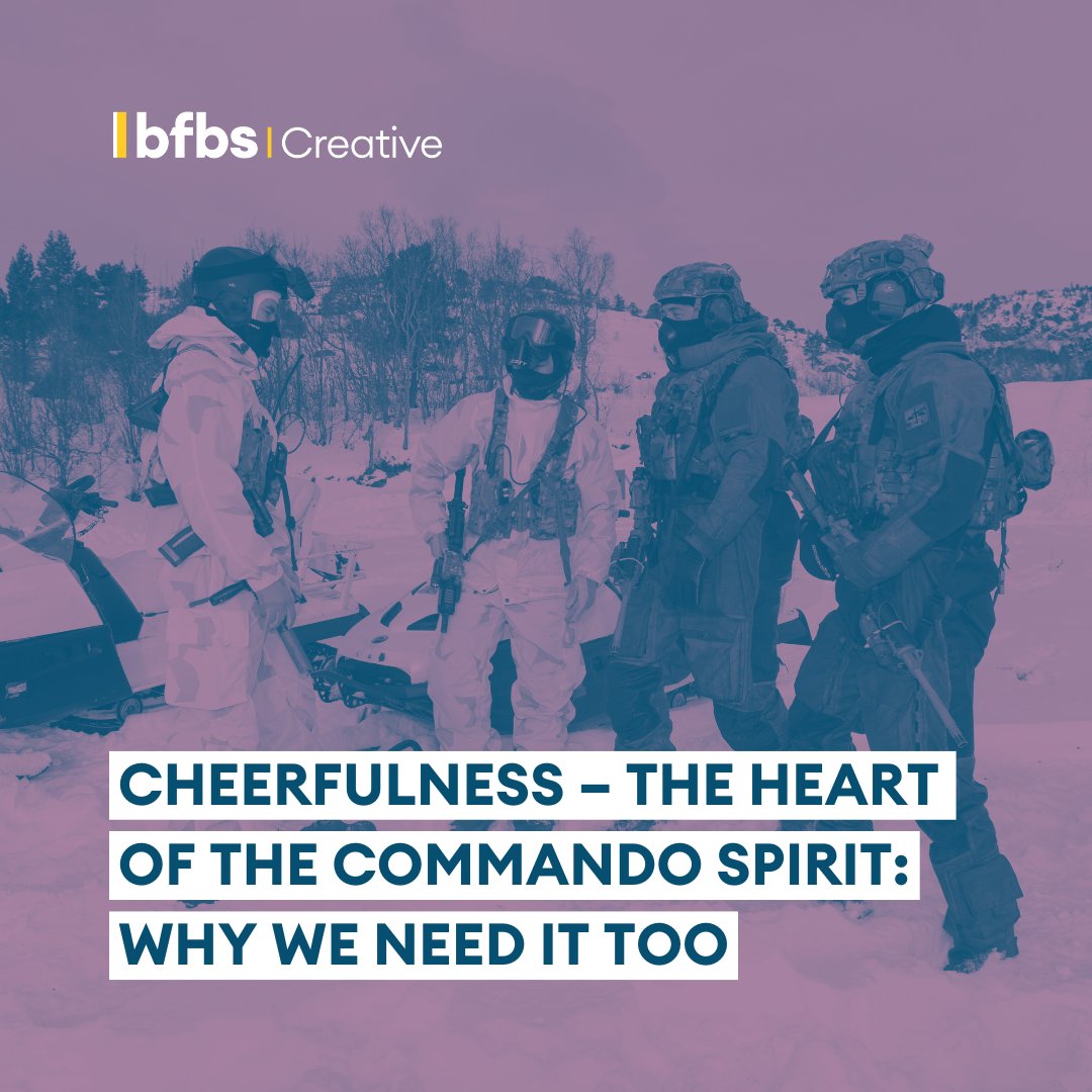 ✨ Did you know? ✨ The @RoyalMarines spirit puts Cheerfulness alongside Courage, Determination and Unselfishness. Our Head of Inclusion, @Scruff4284, explores optimism, celebrating success and recognising progress 👉 creative.bfbs.com/cheerfulness-h…