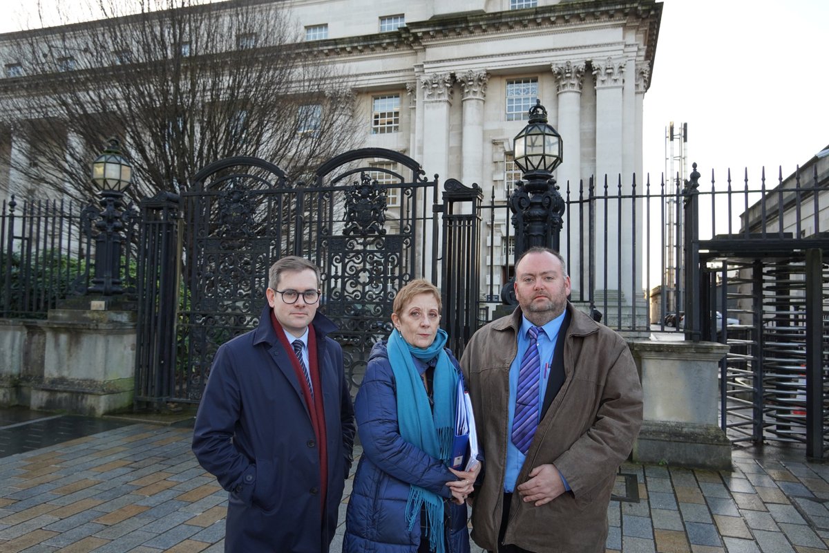 The impact of the Secretary of State’s punishment budget was plain for everyone to see. Our team is at the High Court in Belfast today in relation to a challenge to the 2023/24 budget setting process.

Read more at tinyurl.com/2put869h
