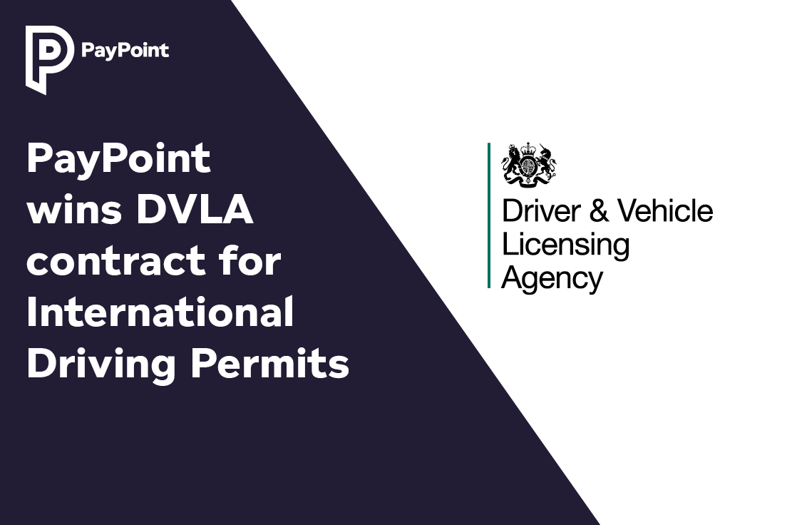 PayPoint's tweet photo. Today we are pleased to announce a new multi-year agreement with the Driver and Vehicle Licensing Agency (DVLA) providing International Driving Permits across our nationwide network of retailer partners. Read more: https://t.co/xvhI525VMV https://t.co/RkkgehCtPW