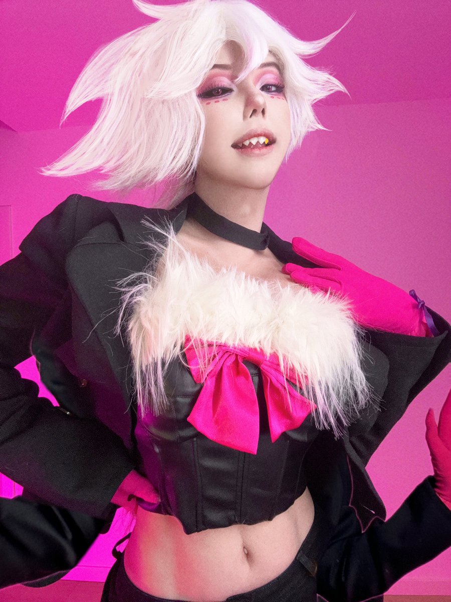#HazbinHotel #angeldust #cosplay 

Angel dust！🕷️✨💗💗💗😈 https://t.co/18ZcJfNNXF