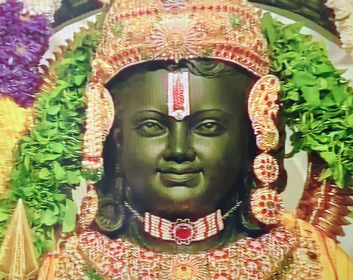 प्रतिष्ठा पूर्ण, प्रतिज्ञा पूर्ण, प्रतीक्षा पूर्ण।

जय श्रीराम ✨ 🚩
#RamMandirPranPrathistha
#RamJanmbhoomiMandir 
#RamMandirAyodhya 
#RamLallaVirajman 
#RamTemple 
#RamLalla
#राम