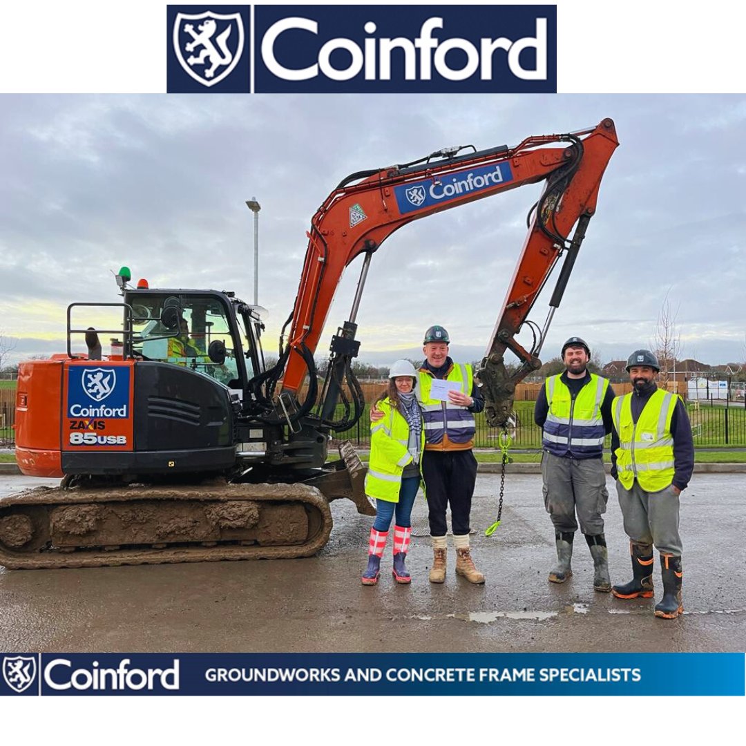 CoinfordUK's tweet image. Congratulations to our site in Sittingbourne for being awarded the H&amp;amp;S Award!!
#Coinford #Groundworks #healthandsafety #liftingoperations #LOLER #Excavator #Forklift #safetyfirst #teamwork