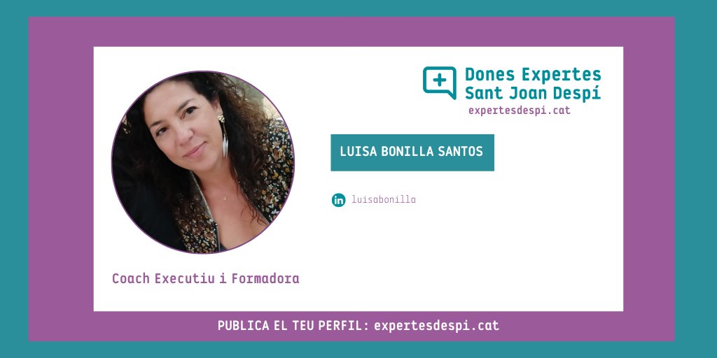 Coneixes a la Luisa Bonilla?

Ella és una coach executiva i formadora que acompanya a persones a aconseguir els seus objectius professionals i personals.

expertesdespi.cat/dona/luisa-bon…

#donesdespi #donesreferents #cercadordedonesreferents #femxarxa #donesexpertes #emprenedora