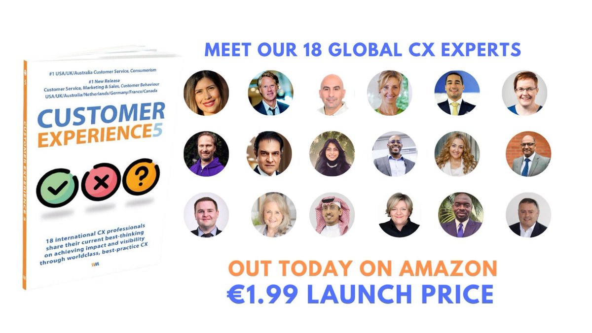 cxmasterclasshq's tweet photo. The highly anticipated #CustomerExperience 5 is out TODAY! 📚 

As a special launch offer, get your copy at a discounted price and give a review on Amazon! https://t.co/5oeQrsdskP

#CX #Shirute #CX5 #CXBookTip #cxkirjavinkki #CXPAFinland #CXPA #CCXP #AI #ArtificialIntelligence https://t.co/yDnMrzScbS