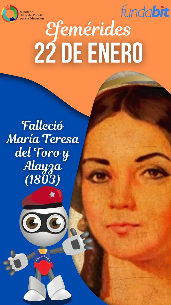 Fundabit_'s tweet photo. #22 de Enero de 1803, víctima de la fiebre amarilla, muere en Caracas María Teresa del Toro y Alayza, esposa de Simón Bolívar. https://t.co/yVa60T0QSa