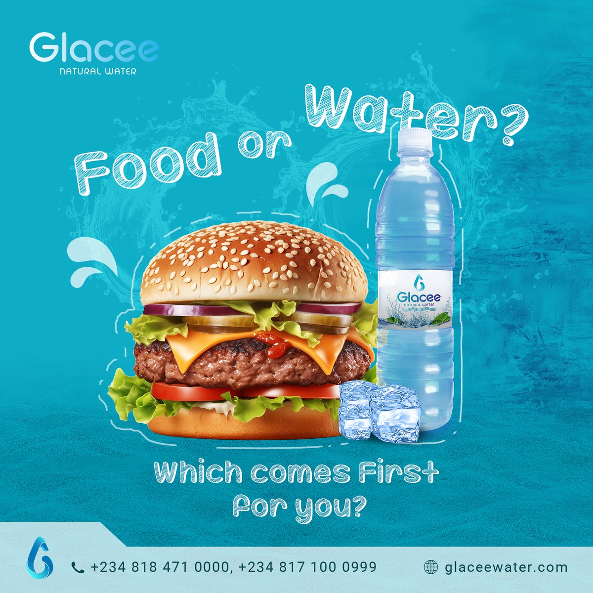 GlaceeWater's tweet photo. Do you always drink water before and after you eat?

Remember water is needed to aid your digestion and metabolism, so, make sure to drink more and eat more today and always💙

#glaceewaterng #goodfood #goodhealth #healthylifestyle #metabolism #digestion #viral #purity #aesthetic https://t.co/hEH6XDqMr6