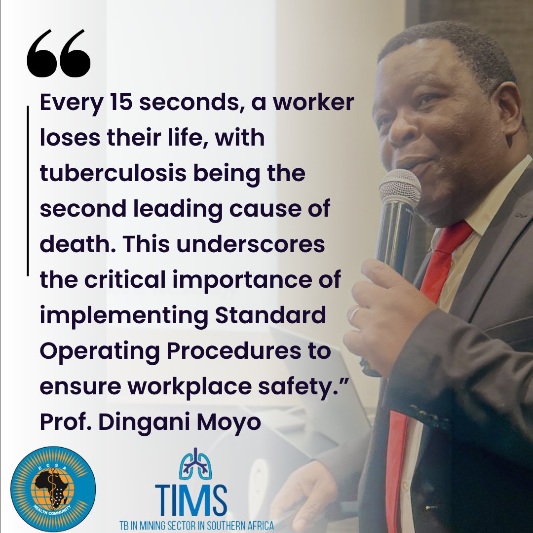 Why we need to ensure workplace safety!! #TIMSIII #ENDTB2030 #MHSSOPs #SouthAfrica