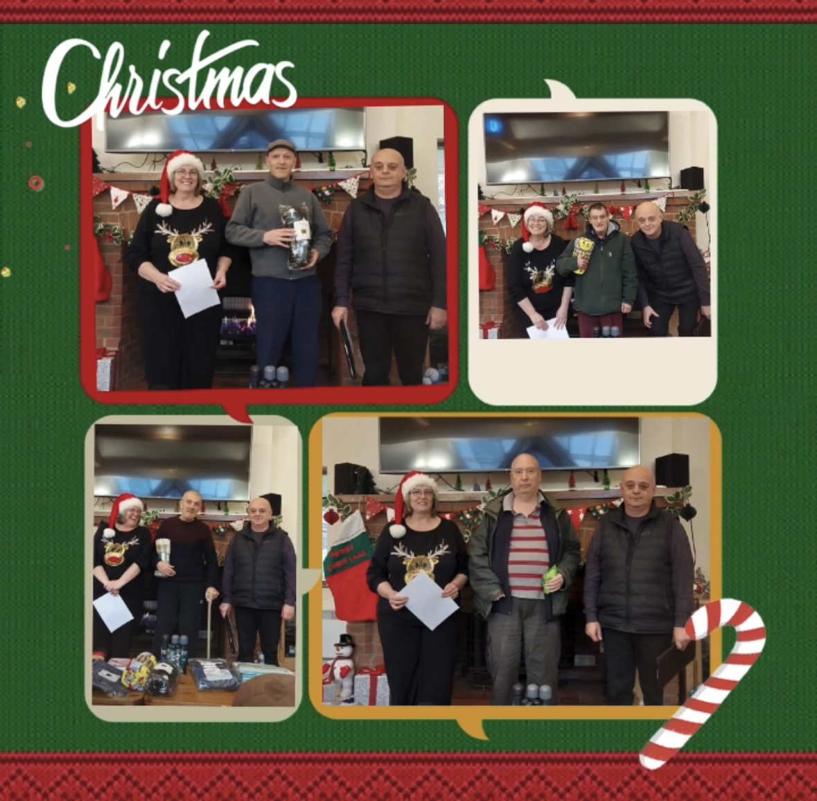 BarrowmoreUK's tweet photo. The residents have had a lovely time over Christmas one of the new residents was asked how was his Christmas at Barrowmore and he responded “tremendous”. Wonderful food, great activities and a lovely gift for each resident. https://t.co/X62irk6bH8