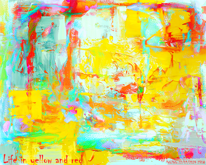 PhiloThilo's tweet photo. Life in yellow and red
PhiloThilo 22/01/2024
#digitalart #yellowandred #lifeinyellowandred #andywarhol #philothilo https://t.co/q9BorJeliQ