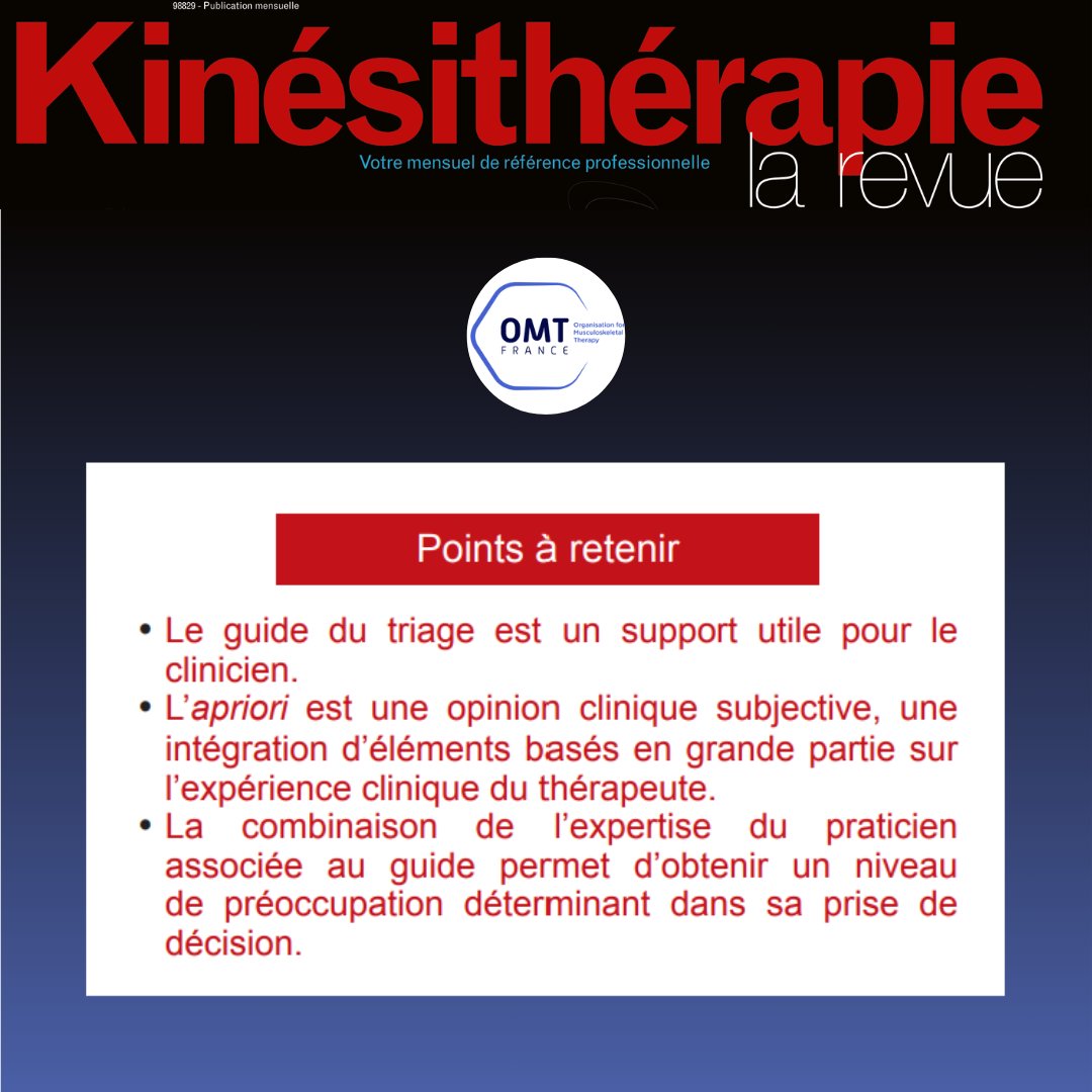 OMTFrance's tweet image. Voici le quatrième des 5 articles publiés sur Kinésithérapie la revue 🧚‍♂️
Retrouver le en accès⭐️ libre ⭐️pendant 3 mois sur le site ScienceDirect : 
sciencedirect.com/science/articl…
Merci à notre cellule scientifique 🙏
#kiné #musculoskeletal