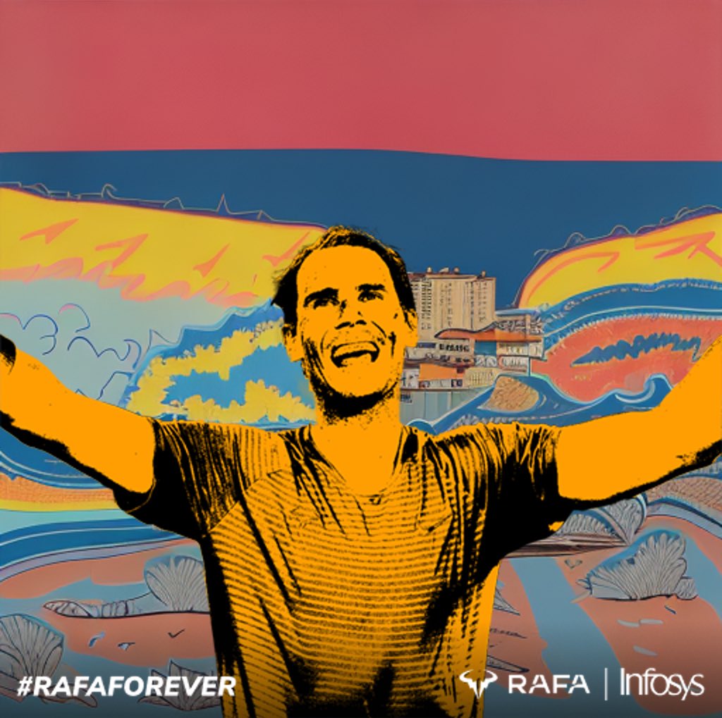 @RafaelNadal @Infosys #RafaForever 
#InfosysxRafa #ChampionsEvolve