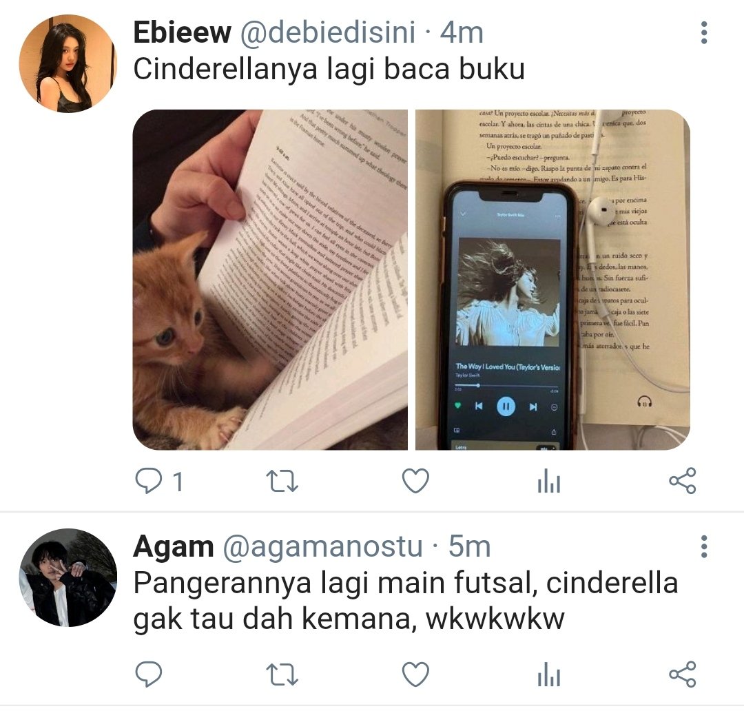Trend Cinderella?

— Sunflies five tweets au