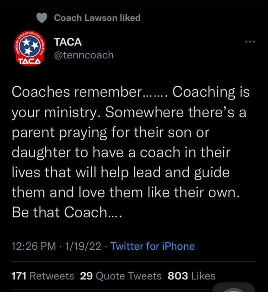 BE THAT COACH!!!