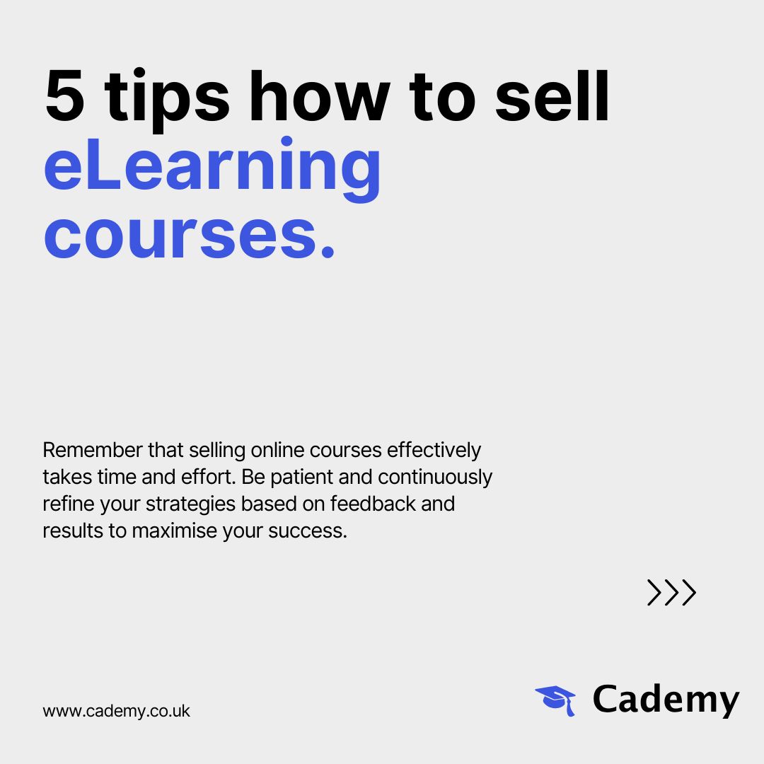💡 Pro Tip: 5 tips how to sell eLearning courses!
#EducationTips #TeachingTips #TrainingTips #BookingPlatform #CRM #LMS #EducationDirectory #Cademy