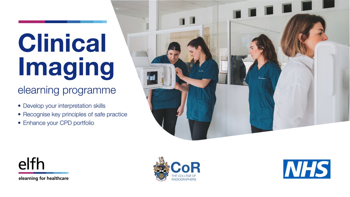 Did you know our elearning programme includes content to support newly recruited international #radiographers? The new learning path offers an overview of CPD, patient care and more! 🔗ow.ly/QeVo50QsA7e