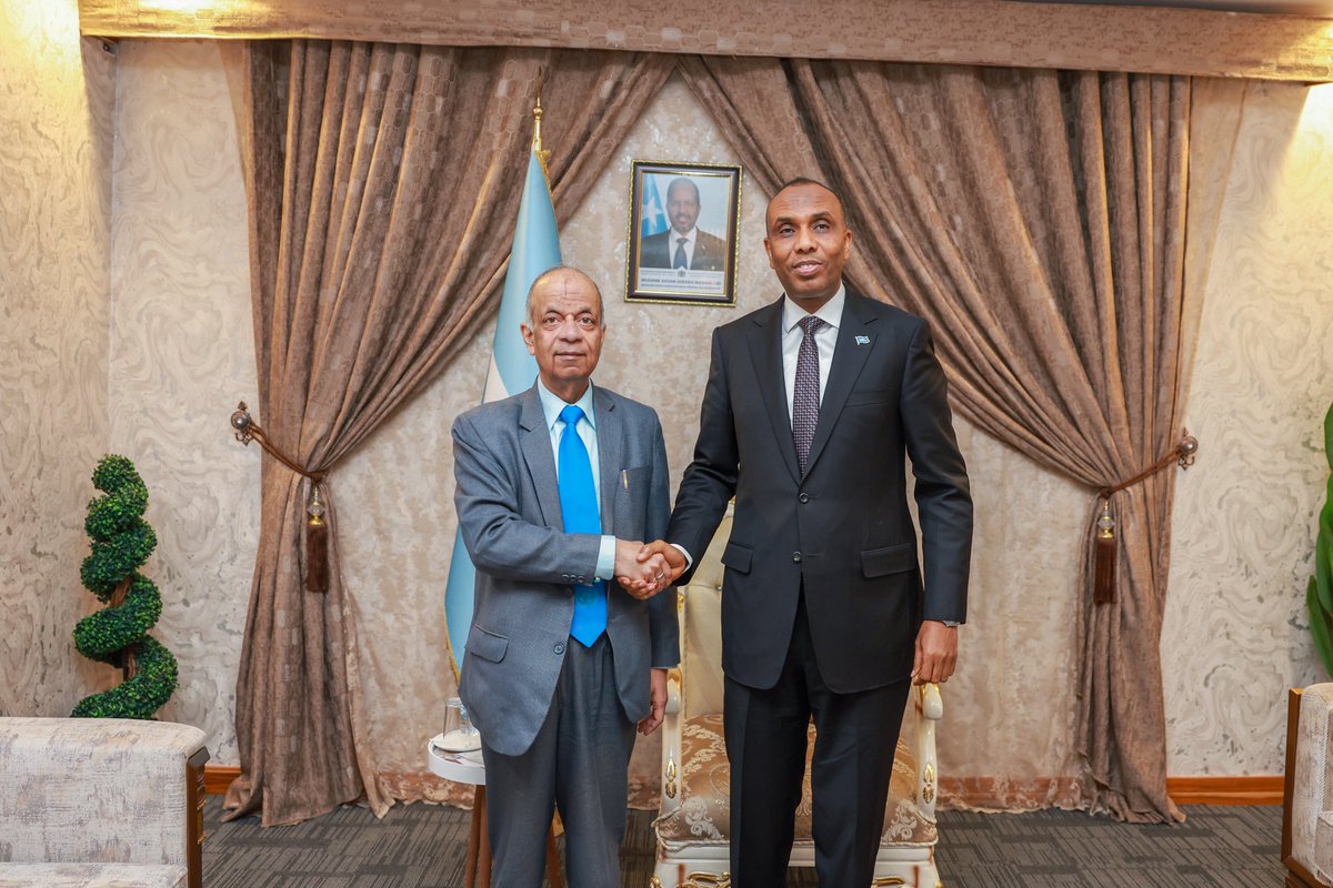 Had a fruitful meeting with @UN Under-Secretary-General for Operational Support, Mr. Atul Khare. We focused on strengthening cooperation between 🇸🇴&🇺🇳 to improve operational support. Emphasised empowering our Security Forces to take full security responsibility by December 2024.