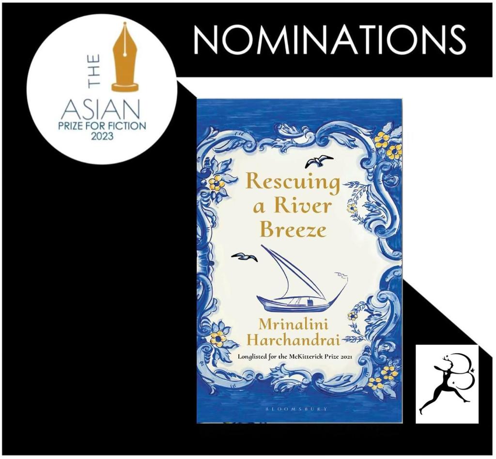 We're delighted to see #RescuingARiverBreeze by @mrinharchandrai nominated for The Asian Prize For Fiction. 🎉 
@TheAsianReview