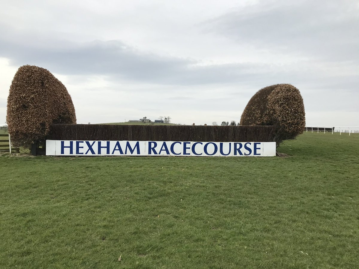 Good morning all X users, Britain’s Most Scenic Racecourse @HexhamRaces has been temporarily blocked as X has deemed our social media gurus to young to operate the site. We hope to rectify soon. Please retweet.