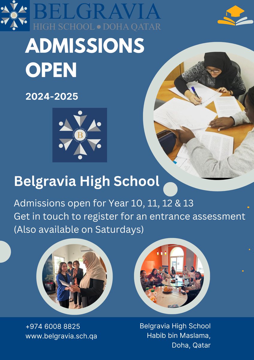 Admissions open for 2024-2025!