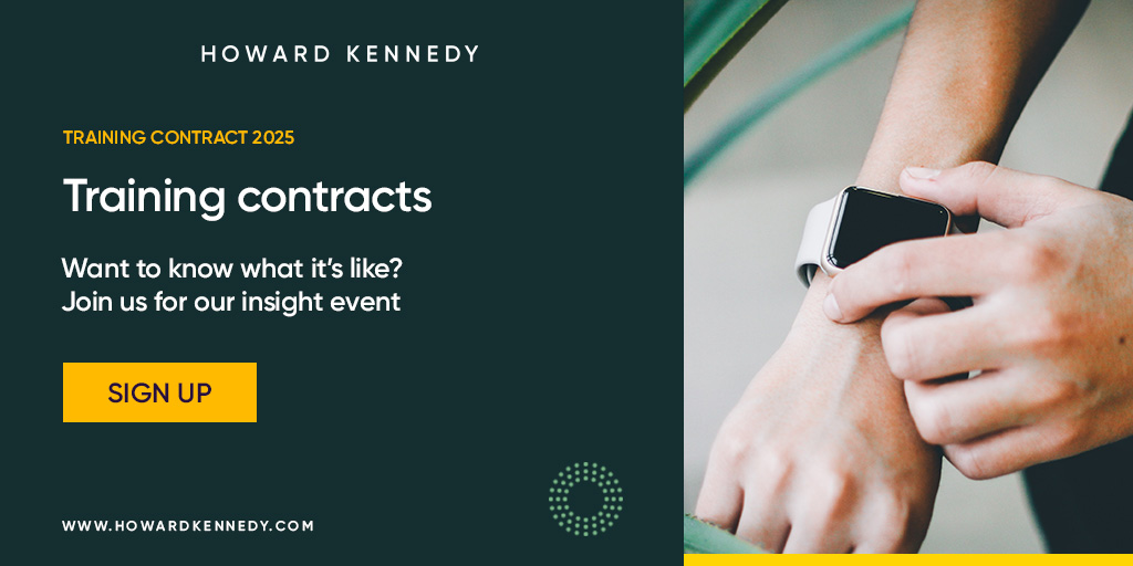 We're hosting an in-person insight event for aspiring #TraineeLawyers interested in starting a #TrainingContract with us in 2025.

Complete your application before spaces fill up!

Visit our careers site for more info 👉 ow.ly/rESk50QmXGx