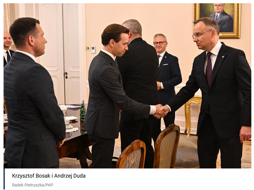 Konfederacja proponuje reset konstytucyjny. Prezydent: jestem gotów zgodzić się wstępnie na taką formułę🤦‍♂️🤦‍♂️🤦‍♂️

Złodziej włamuje Ci się do domu, kradnie wszystko, jak wreszcie łapie go policja to mówi: to usiądźmy przy trunku ukradzionym z Twojego barku i ustalmy czego Ci nie