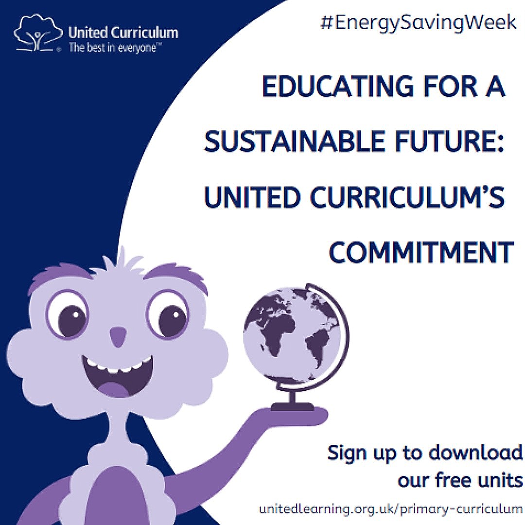 'At United Learning, we're committed to embedding sustainability throughout our curriculum'. 🌎

Read our recent interview with Elizabeth Lupton on sustainability in the United Curriculum. 👇

ow.ly/pJI750Qt0ol 

#EnergySavingWeek #SustainableCurriculum