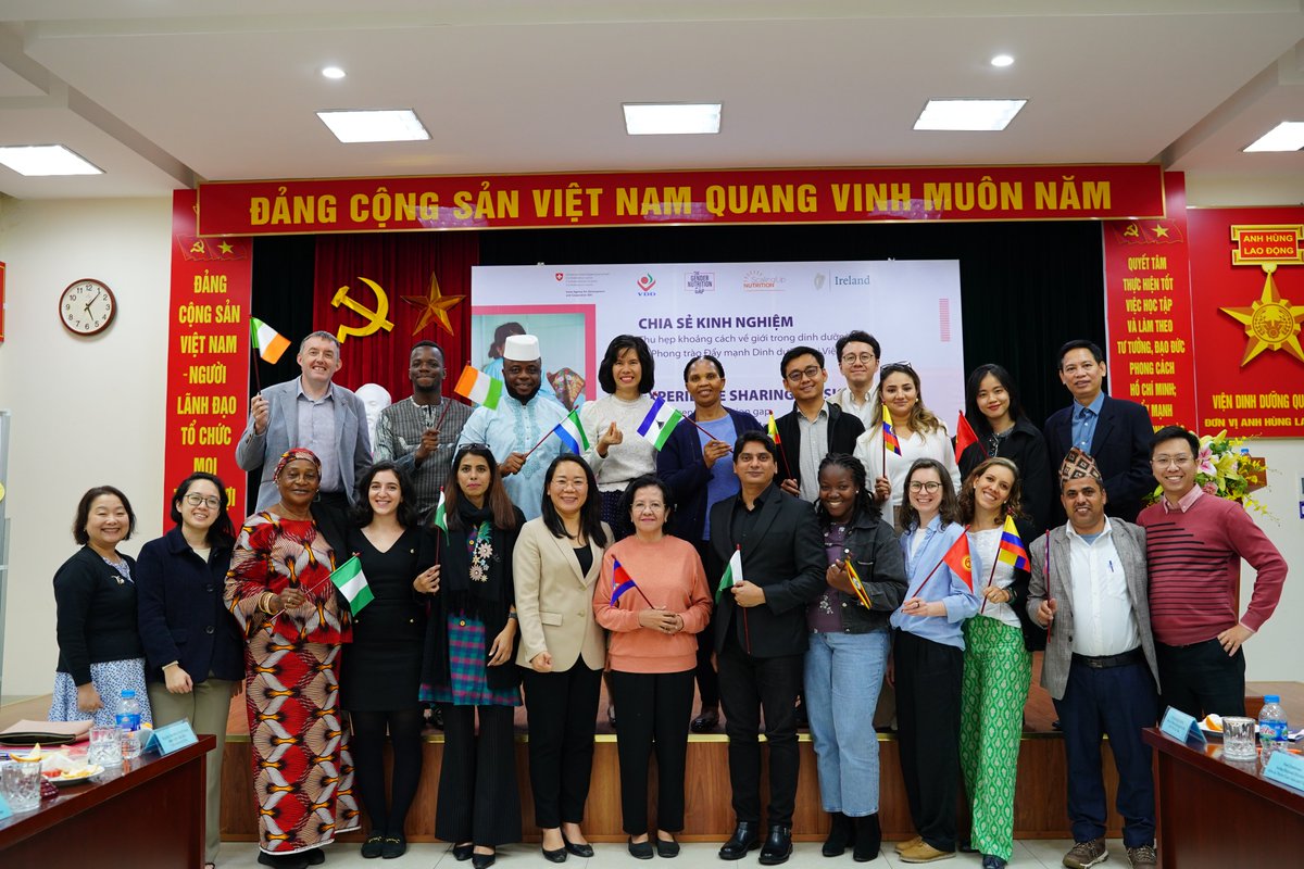 ♀️ Our learning visit to Viet Nam on closing the #gender #nutritiongap is sending a ripple effect as our community of practice is coming together. 

Check out the visit's press release here bit.ly/4b3c4JA and stay tuned for more info.