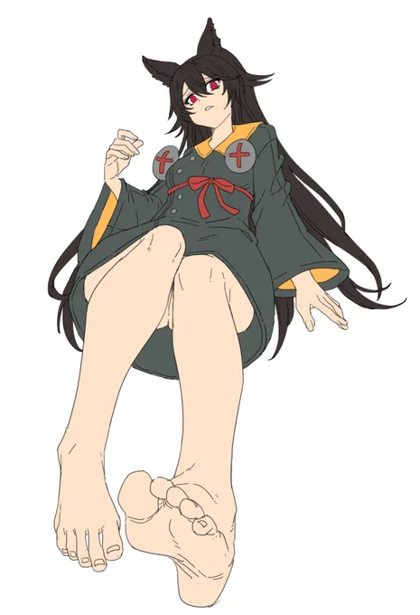 ニーア進捗 #一日一裸足絵