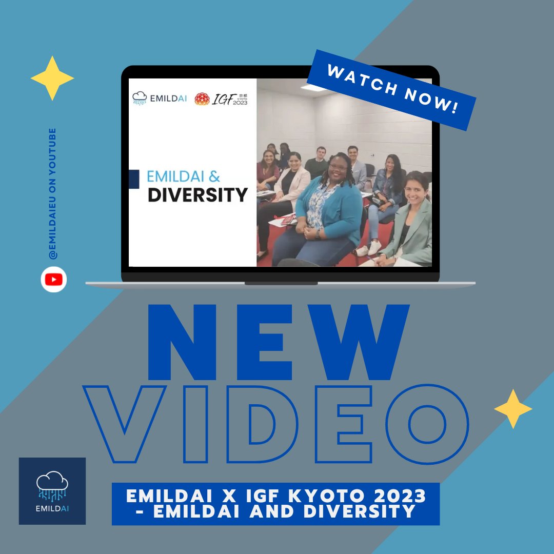 Dive into the captivating world of EMILDAI at IGF Kyoto 2023! 🌐 Our second video is live, featuring our brilliant students sharing insights on Diversity in EMILDAI. 🌟 Join the conversation as our students discuss in English, Spanish, and Portuguese! youtu.be/pks1kML0Nqc 🚀