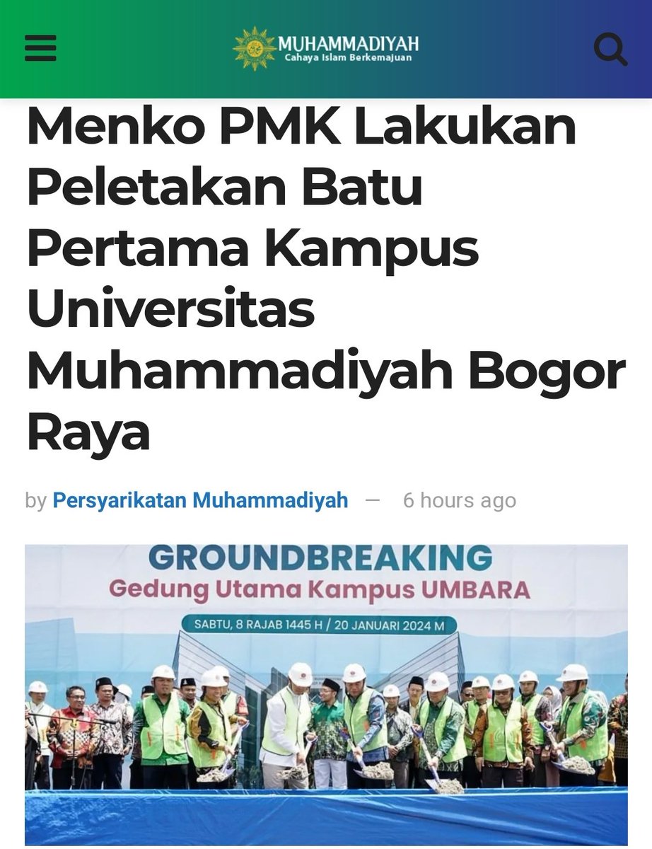 MuhammadiyinGL's tweet photo. Saat ini hampir semua warga X-land sibuk membahas debat Capres - Cawapres.

Meanwhile Muhammadiyah: https://t.co/yreGTwBtA5