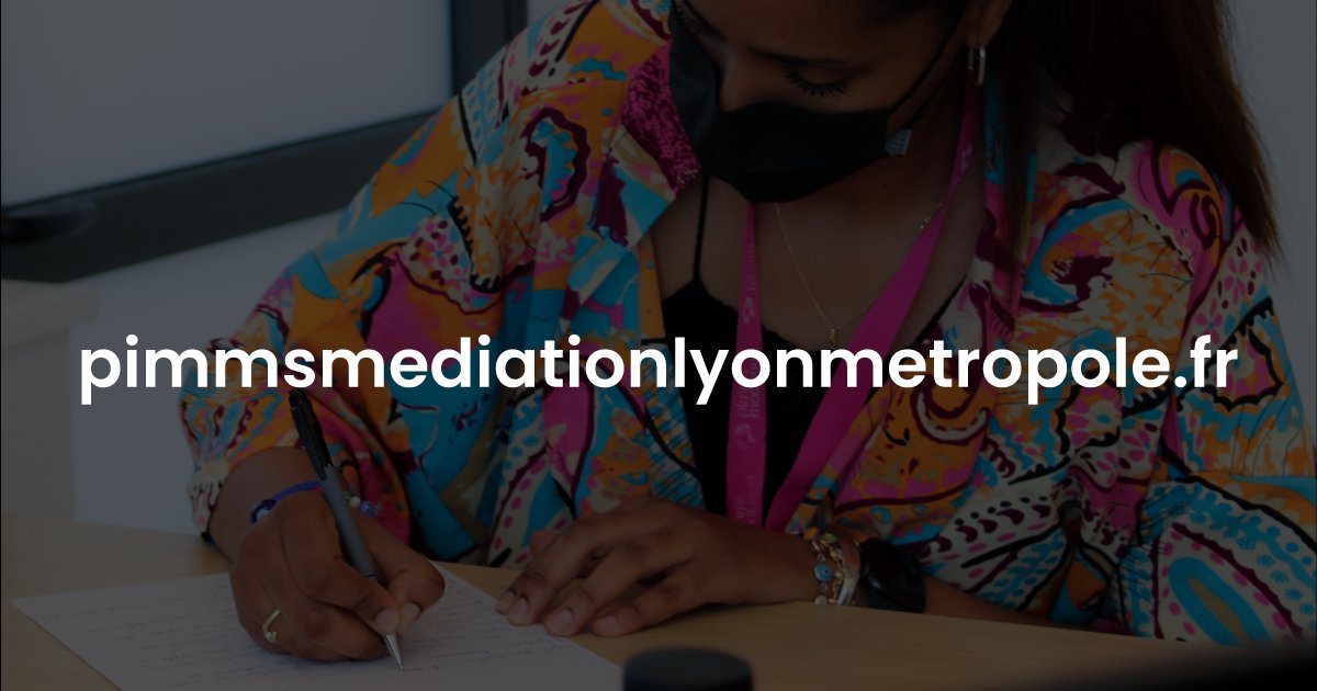 Pimms Médiation Lyon Metropole tweet media