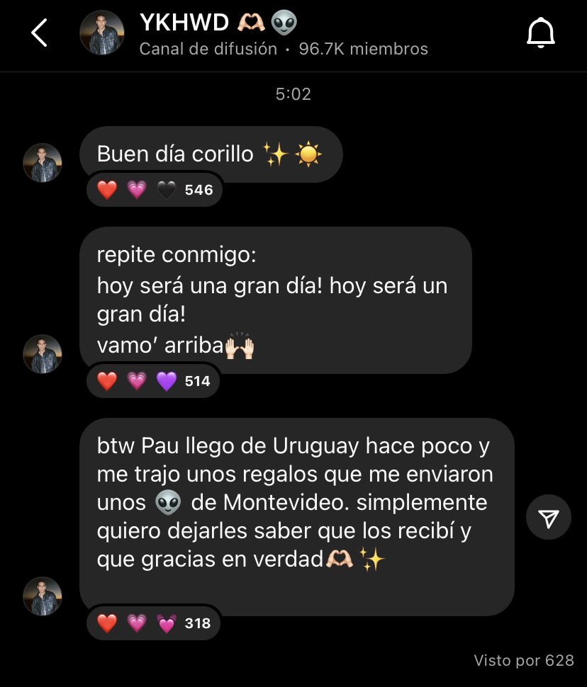 💬|| <a href="/zabdiel1344/">Zabdiel De Jesús</a> a través de su canal de difusión en Instagram “YKHWD 🫶🏻👽”

#zabdieldejesus