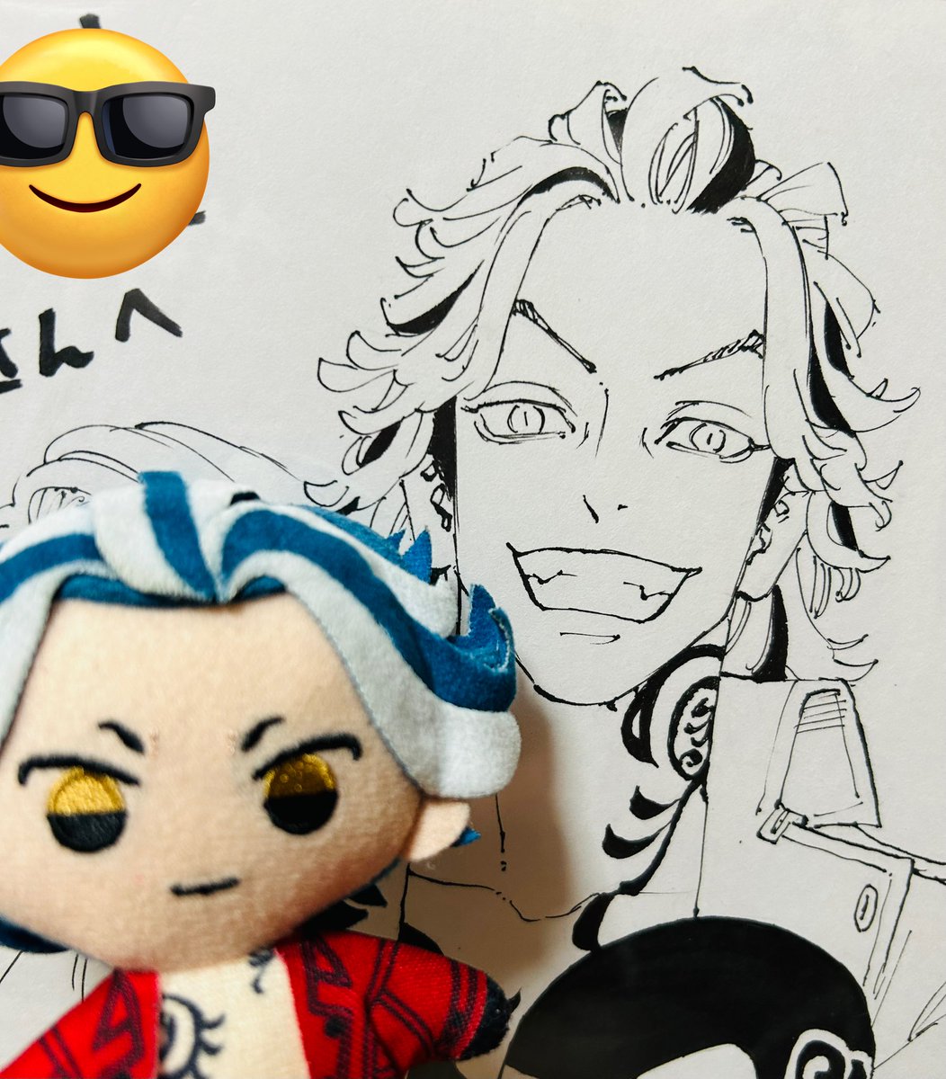 たいじゅぬいとはっかいぬいも嬉しくてパシャリ。ゆずはぬいがいないの無念。ぬいでヘッドロックはできぬ。可愛いね。